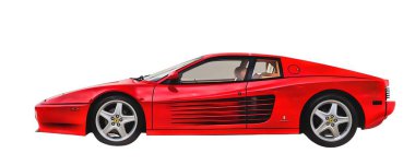 Illustration of an isolated Ferrari F40. High quality illustration