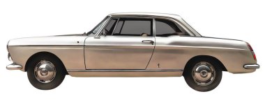 Illustration of an isolated Peugeot 404. High quality illustration