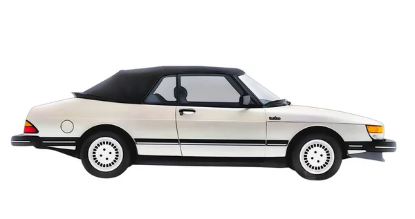 Illustration Isolated Saab 900 High Quality Illustration — стоковое фото