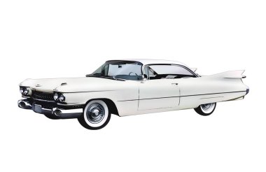 Illustration of an isolated Chevrolet Bel air . High quality illustration