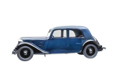 Illustration of an isolated Citroen traction. High quality illustration