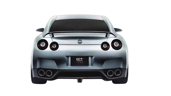 Illustration Isolated Nissan Gtr High Quality Illustration — Photo