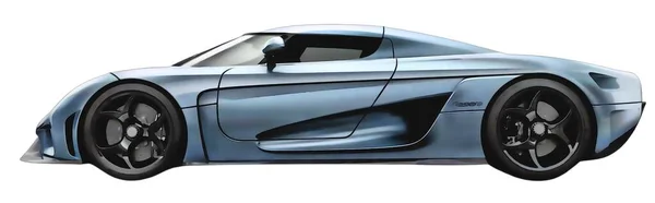 Illustration Isolated Koenigsegg High Quality Illustration — Stock fotografie