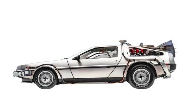 Illustration of an isolated Delorean DMC12. High quality illustration