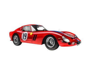 Illustration of an isolated Ferrari 250GTO. High quality 
