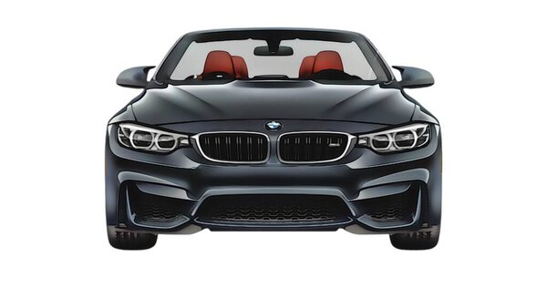 Illustration of an isolated bmw m3. High quality illustration