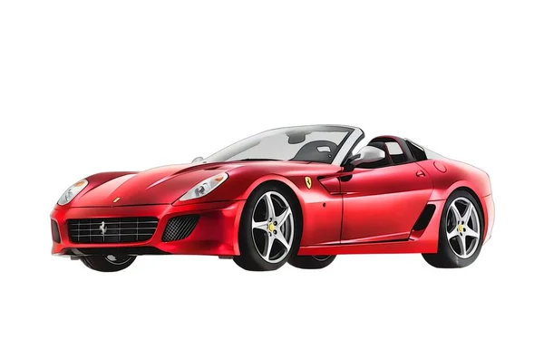 Illustration Isolated Ferrari F12 High Quality Illustration — Stock Photo, Image
