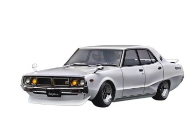 Illustration of an isolated nissan gtr. High quality illustration