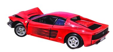 Illustration of an isolated Ferrari F40. High quality illustration