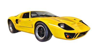 Illustration of an Isolated Ford GT80 . High quality illustration