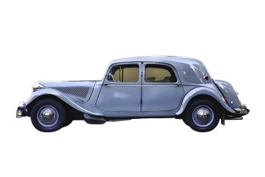 Illustration of an isolated Citroen Traction. High quality illustration