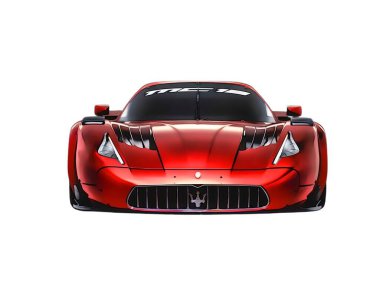 Illustration of an isolated Maserati MC12. High quality illustration