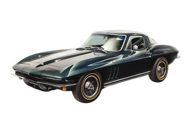 Illustration of an isolated Chevrolet Corvette Stingray. High quality illustration