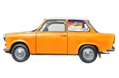 Illustration of an isolated trabant. High quality illustration