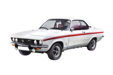 Illustration of an isolated Opel Manta. High quality illustration