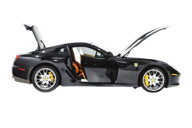 Illustration of an isolated Ferrari F12. High quality illustration