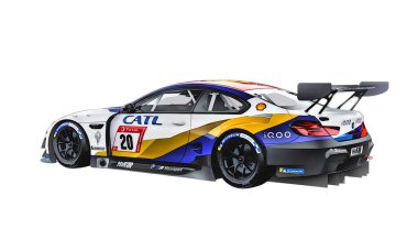 Illustration of an isolated bmw 6 series. High quality illustration