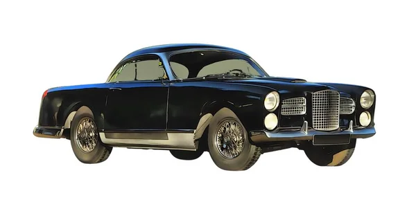 Illustration Isolated Facel Vega High Quality Illustration — Stock Fotó