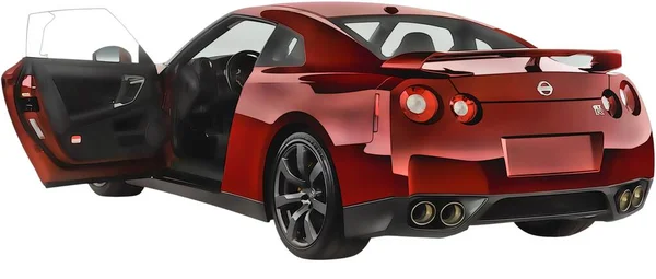 Illustration Isolated Nissan Gtr High Quality Illustration — Zdjęcie stockowe