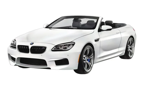 Illustration Isolated Bmw Series High Quality Illustration — 图库照片