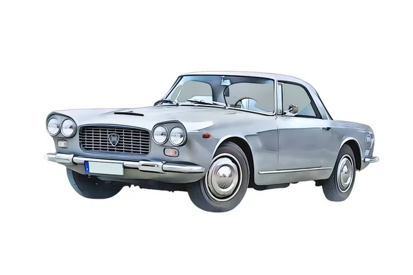 Illustration Volvo P1800 High Quality Illustration — Photo