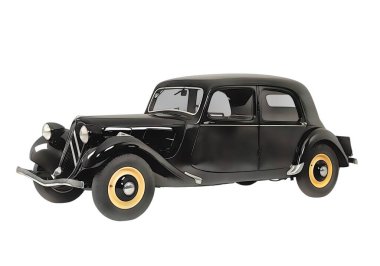 Illustration of an isolated Citroen traction. High quality illustration