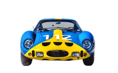 Illustration of an isolated Ferrari 250GTO. High quality 