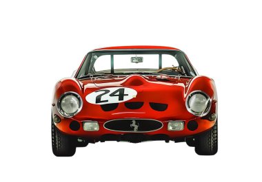 Illustration of an isolated Ferrari 250GTO. High quality 