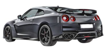 Illustration of an isolated nissan gtr. High quality illustration
