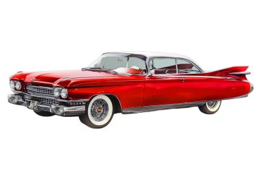 Illustration of an isolated Chevrolet Bel air . High quality illustration