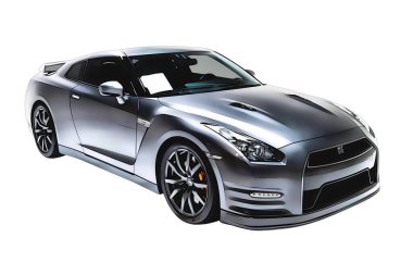 Illustration of an isolated nissan gtr. High quality illustration