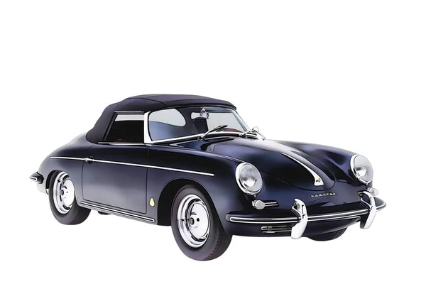 Illustration Isolated Porsche 356 High Quality Illustration — Foto de Stock