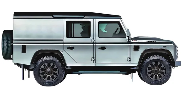 Illustration Isolated Range Rover Defender High Quality Illustration — 스톡 사진