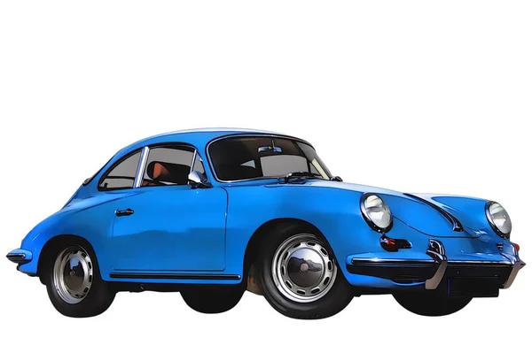 Illustration Isolated Porsche 356 High Quality Illustration — Foto de Stock