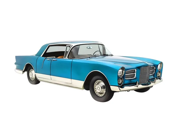 Illustration Isolated Facel Vega High Quality Illustration — Stock Fotó