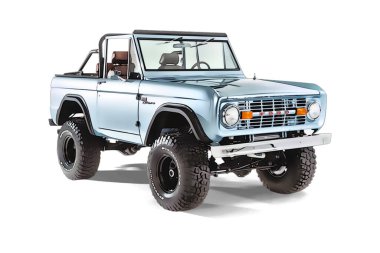 Illustration of an isolated Ford Bronco. High quality illustration