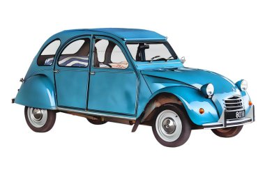 Illustration of an isolated Citroen 2 Cv. High quality illustration