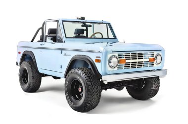 Illustration of an isolated Ford Bronco. High quality illustration