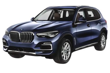 Illustration of an isolated BMW X5. High quality 