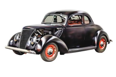 Illustration of an isolated Ford 30 Hotrod. High quality illustration