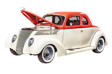 Illustration of an isolated Ford 30 Hotrod. High quality illustration
