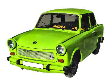 Illustration of an isolated trabant. High quality illustration