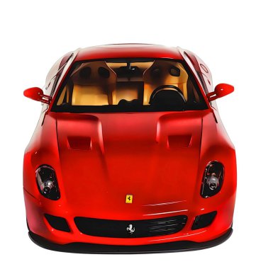 Illustration of an isolated Ferrari F12. High quality illustration