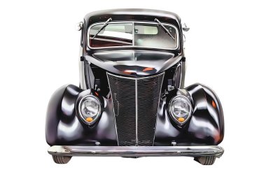 Illustration of an isolated Ford 30 Hotrod. High quality illustration