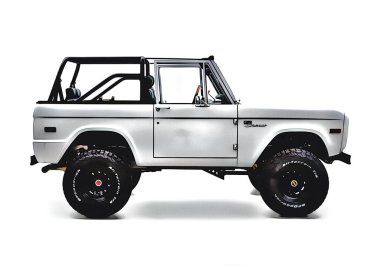 Illustration of an isolated Ford Bronco. High quality illustration