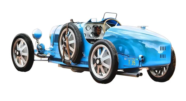 Illustation Isolated Bugatti Type High Quality Illustration — Zdjęcie stockowe