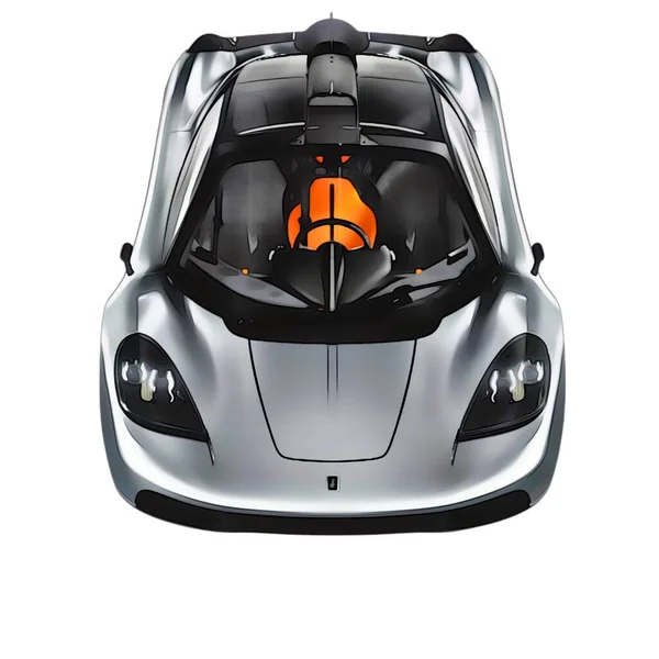 Illustration Isolated Koenigsegg High Quality Illustration — Stockfoto