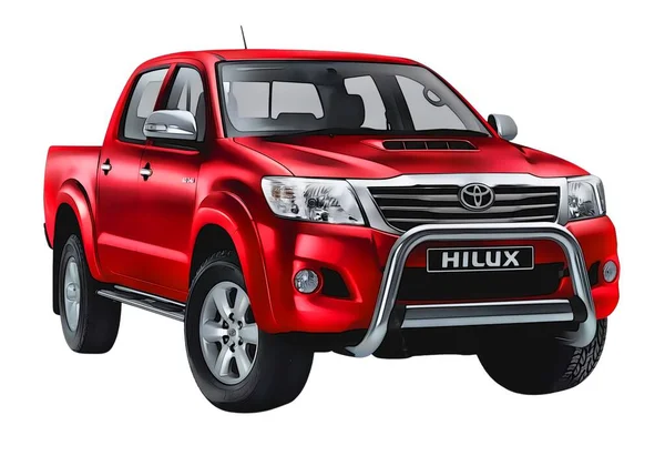 Illustration Isolated Toyota Hilux High Quality Illustration —  Fotos de Stock