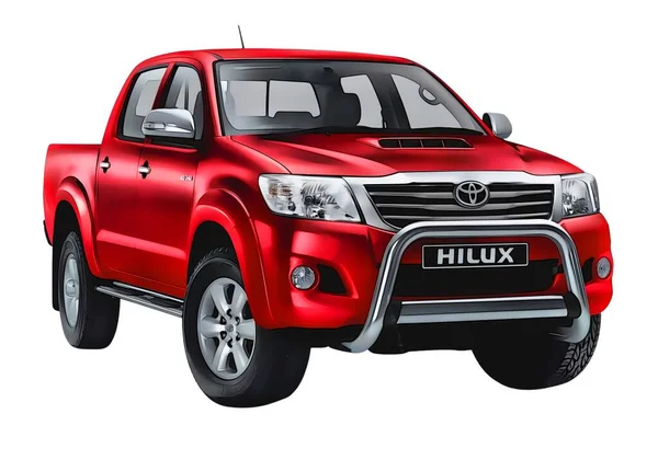 Illustration Isolated Toyota Hilux High Quality Illustration — Stockfoto