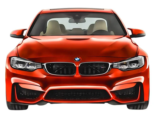 Illustration Isolated Bmw High Quality Illustration — 图库照片